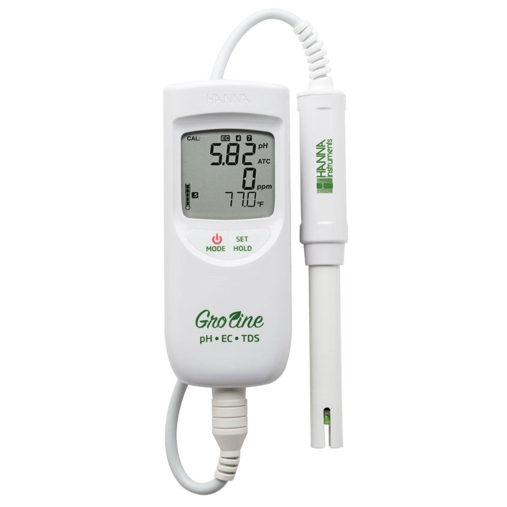 Product Image:Hanna Instruments GroLine HI9814 Waterproof Portable pH/EC/TDS/Temperature Meter
