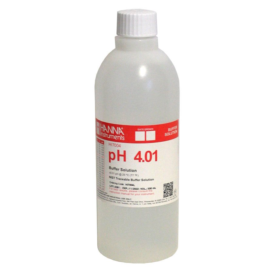 Hanna Hi 7004l Buffer Solution Ph 4 .01 500 Ml