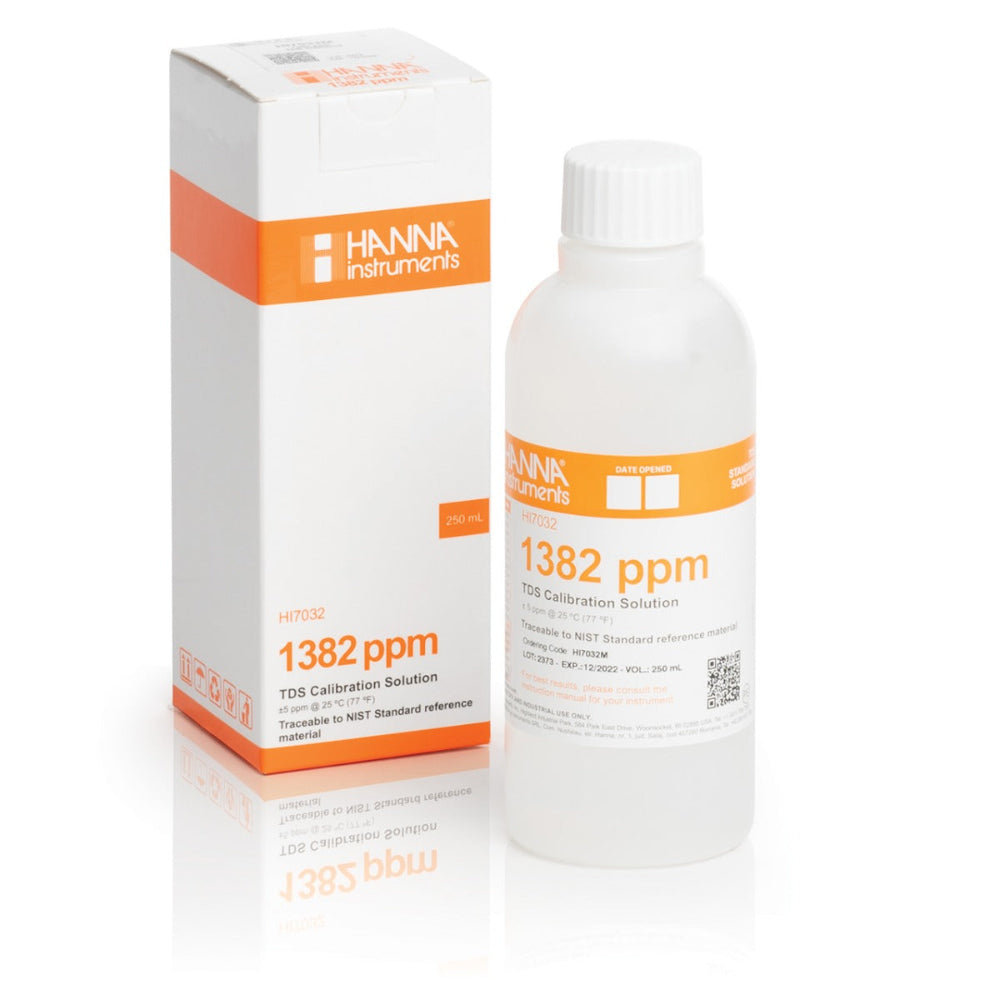 Product Image:Hanna Instruments HI7032L 1382 ppm TDS Calibration Solution (500 mL)