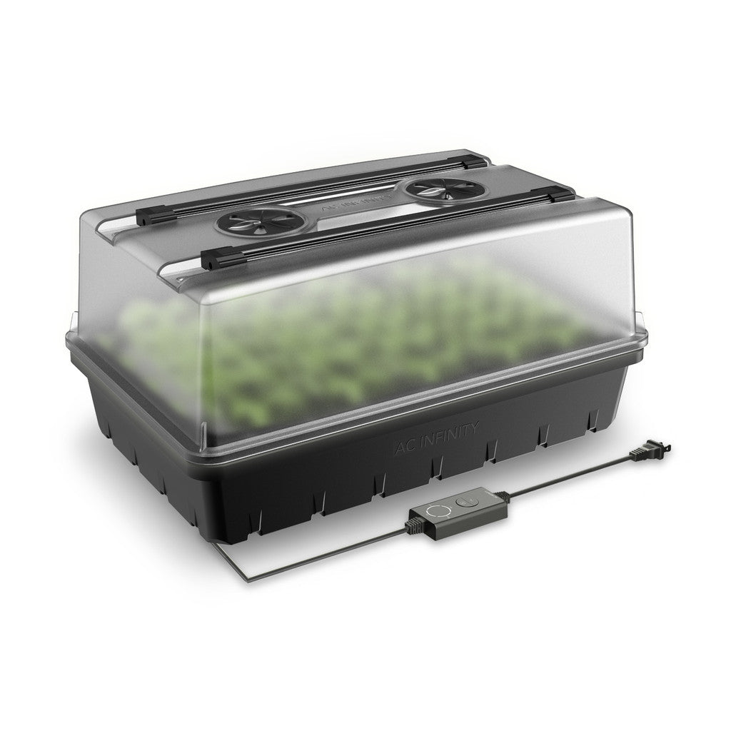 Humidity Dome, Germination Kit With Led Grow Light Bars, Cell Tray