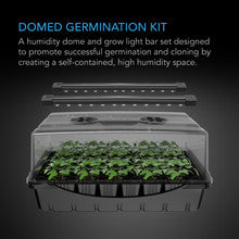 Humidity Dome, Germination Kit With Led Grow Light Bars, Cell Tray