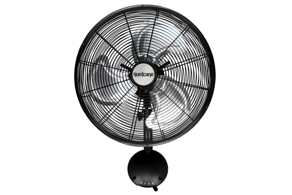 Hurricane Pro High Velocity 16" Oscillating Metal Wall Mount Fan