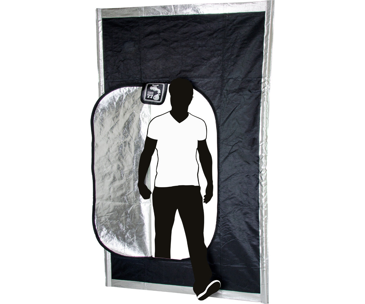 Product Image:Porte à fermeture éclair trappe noire Hydrofarm