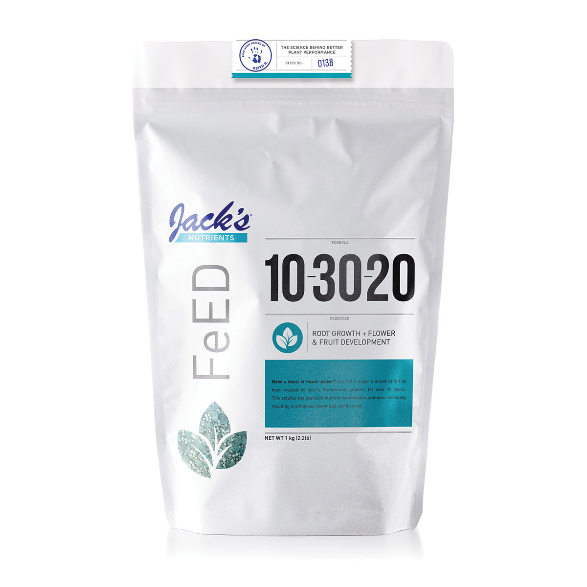 Jack's Nutrients 10-30-20 Bloom 1 kg