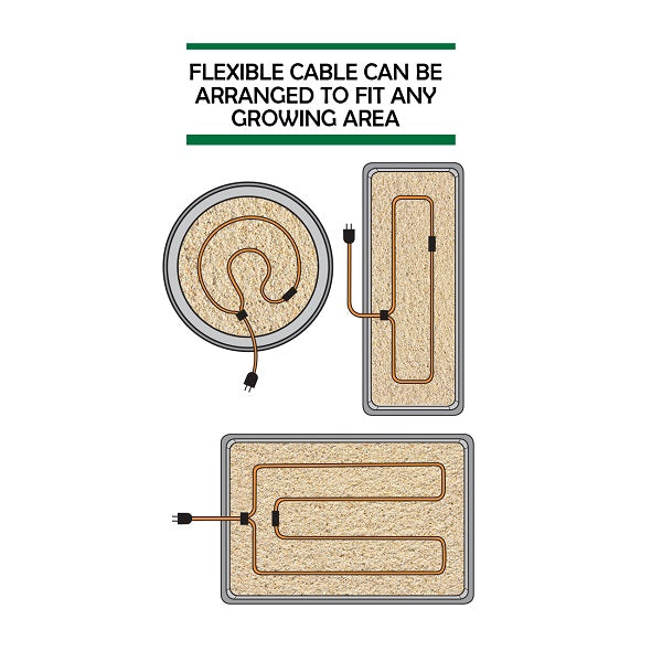Jump Start Soil Heating Cable-canada grow supplies