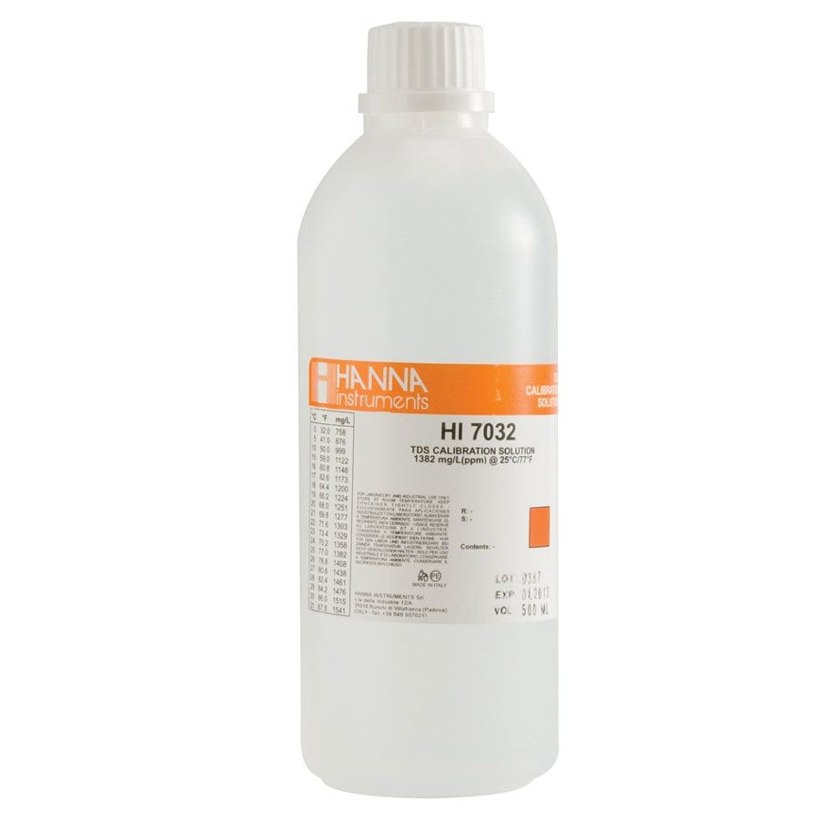 Hanna Hi 7032l Tds Solution 1382 Mg / L Ppm 500 Ml