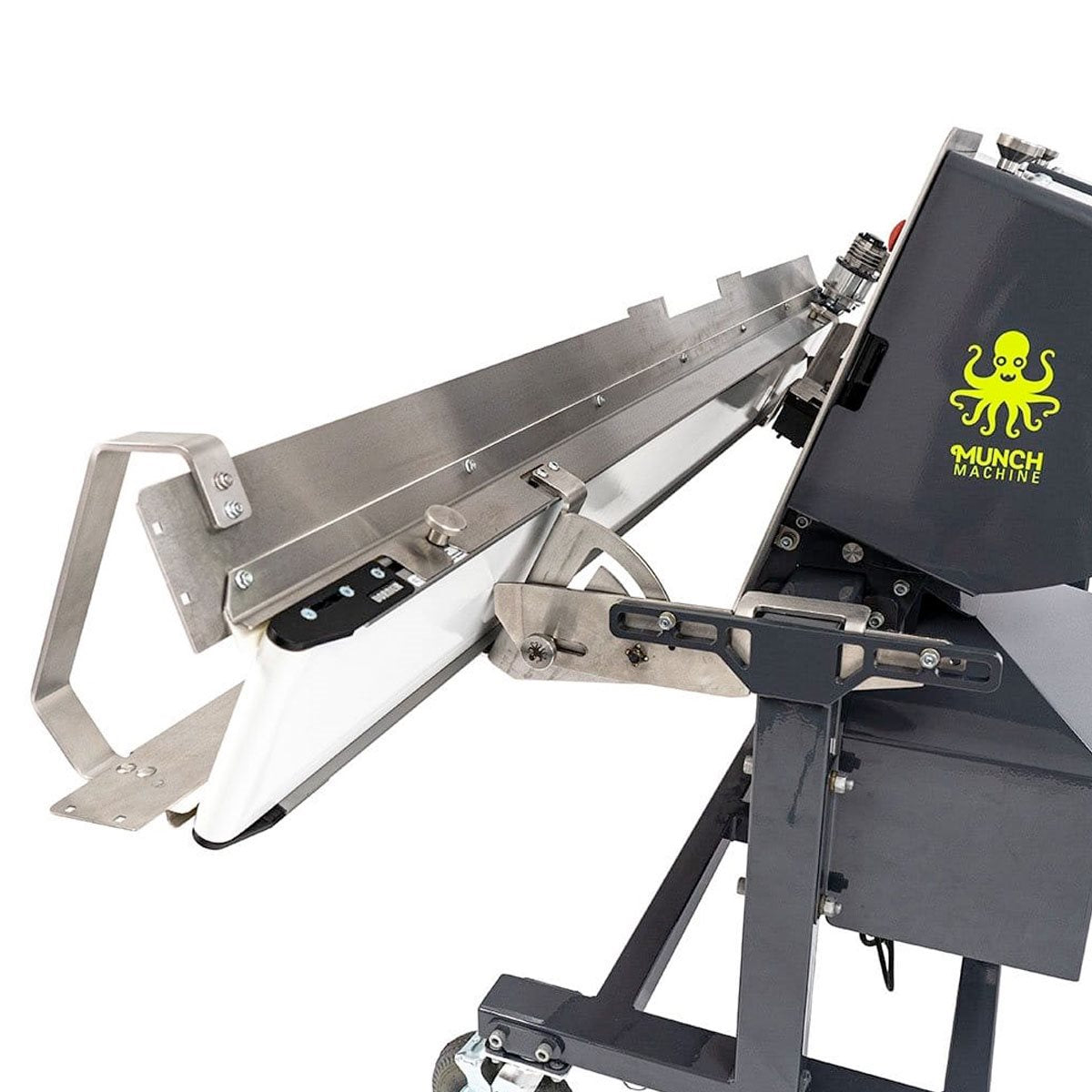 Munch Machine Conveyer Double Bucker Rolling to the Right