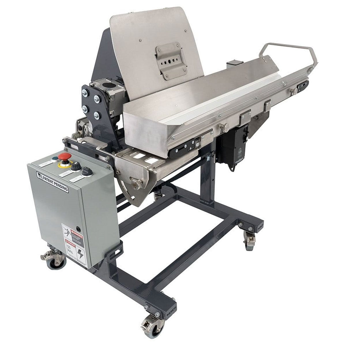 Munch Machine Conveyor Single Bucker Rolling to the Right