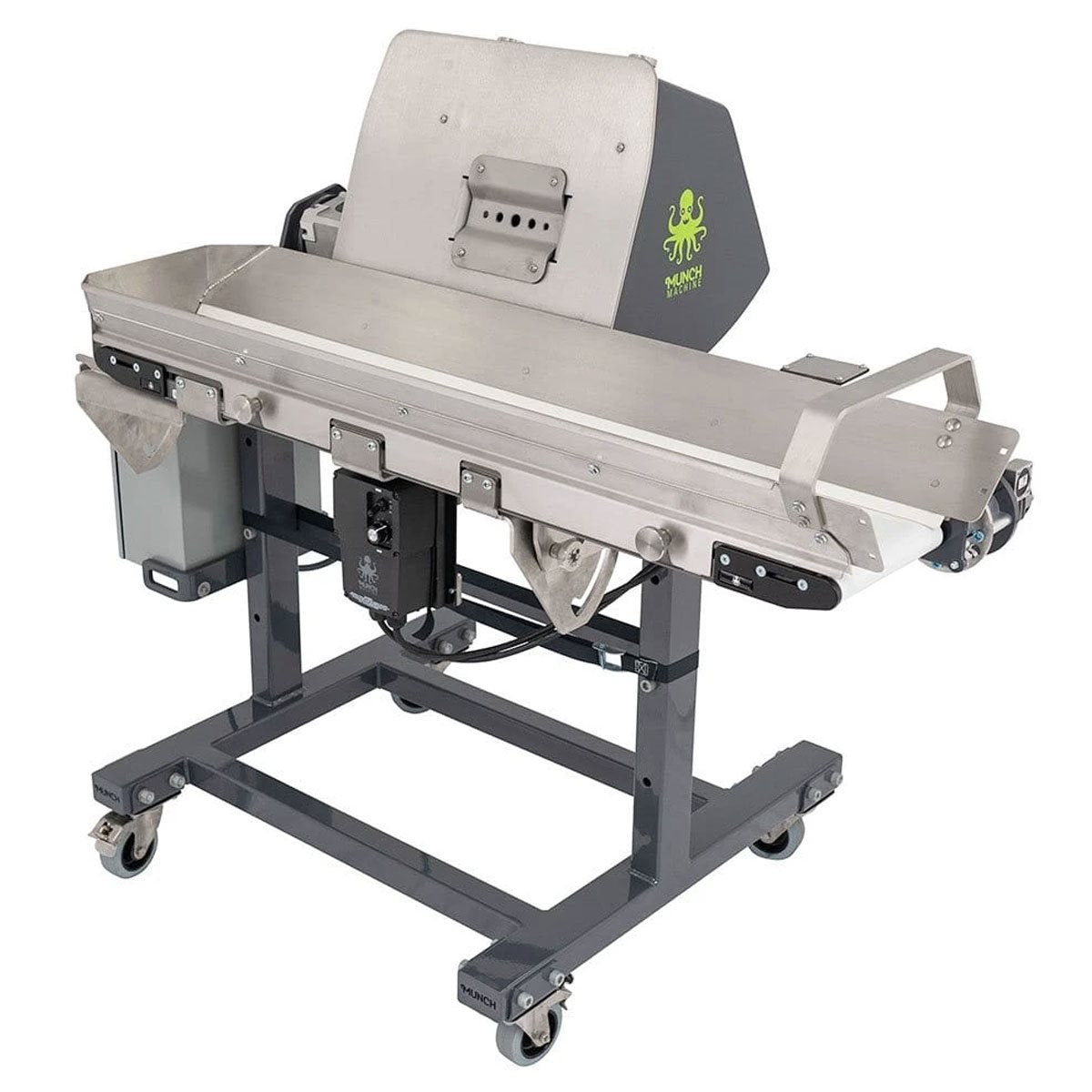 Product Image:Munch Machine Conveyor Single Bucker Rolling to the Right