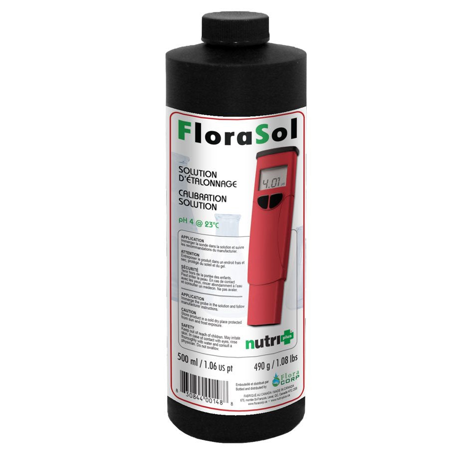 NUTRI+ FLORASO CALIBRATION SOLUTION PH 4 500ML