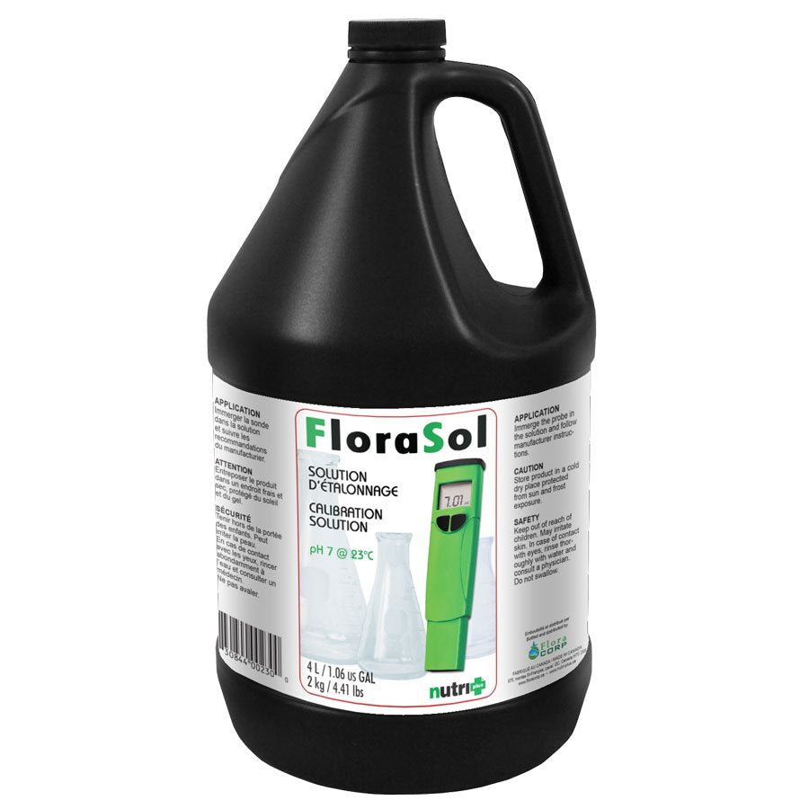 NUTRI+ FLORASOL CALIBRATION SOLUTION PH 7 4 Liter
