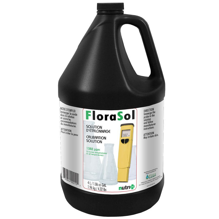 NUTRI+ FLORASOL CALIBRATION TDS 1382 PPM SOLUTION 4 Liter