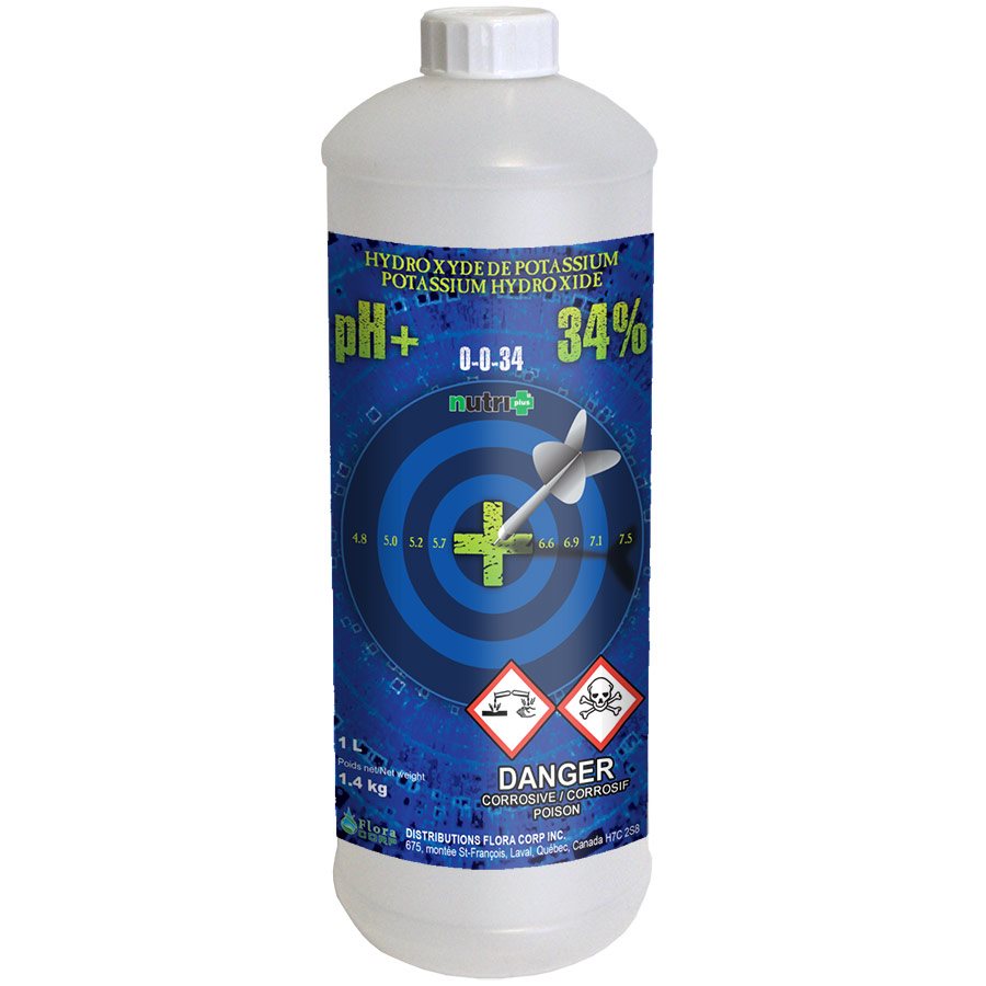 Nutri+ Potassium Hydroxide Ph+ 34% 1 Liter