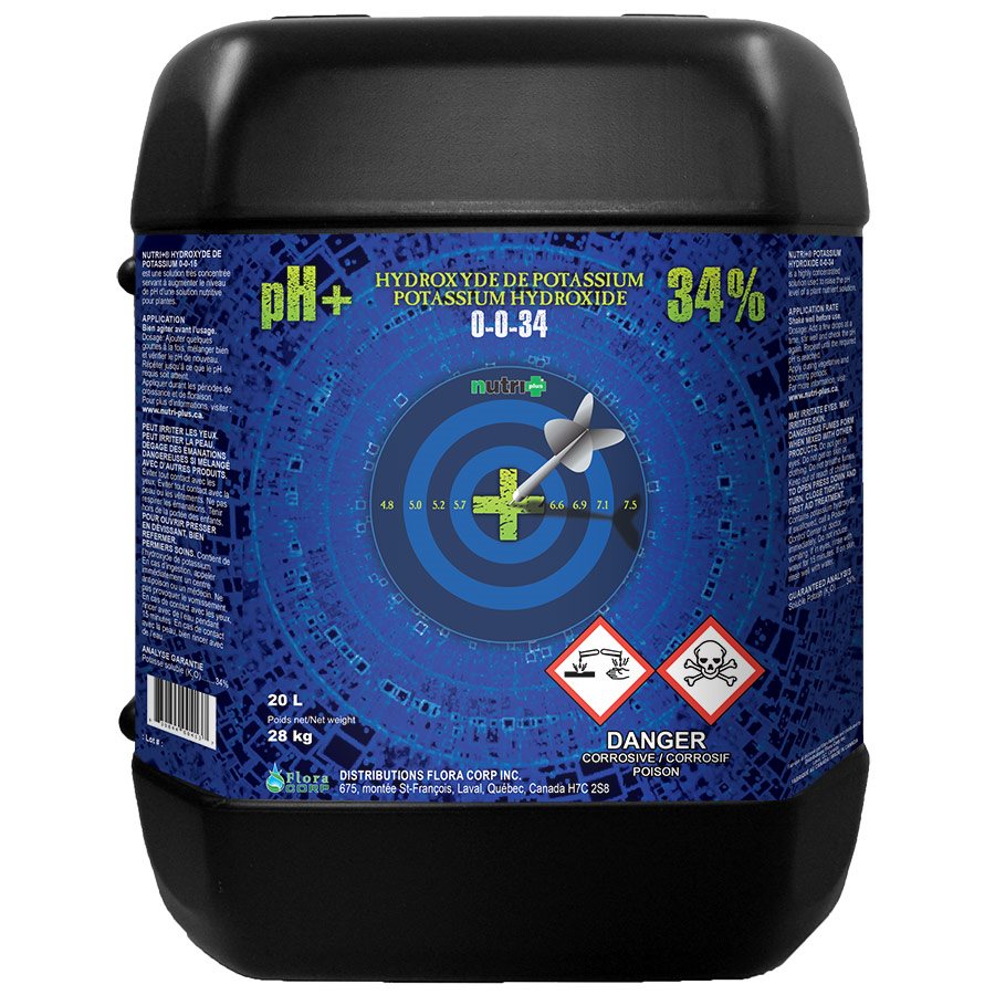 Nutri+ Potassium Hydroxide Ph+ 34% 20 Liter