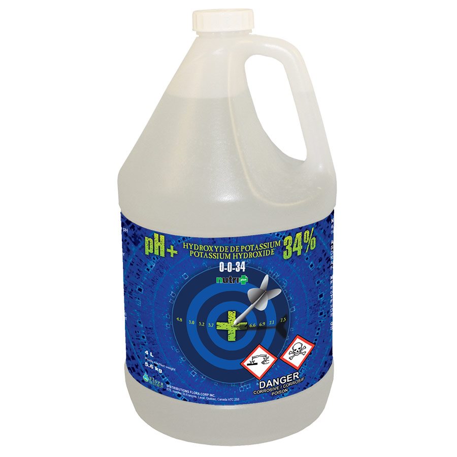 Nutri+ Potassium Hydroxide Ph+ 34% 4 Liter