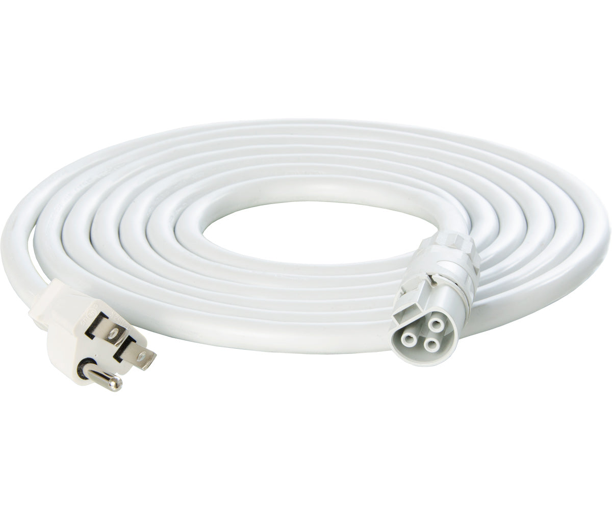 Product Image:Harnais de câbles Photobio X blanc, 16AWG fiche 208-240V, 6-15P, 10'.