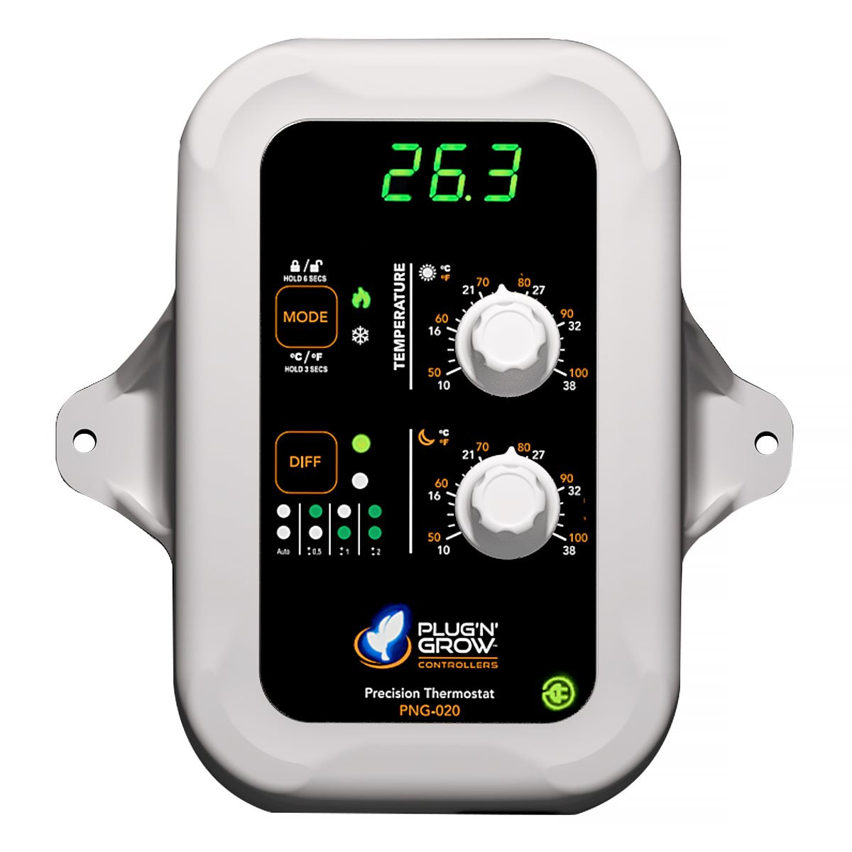 Product Image:Plug N Grow PNG 020 Precision Thermostat W / Display