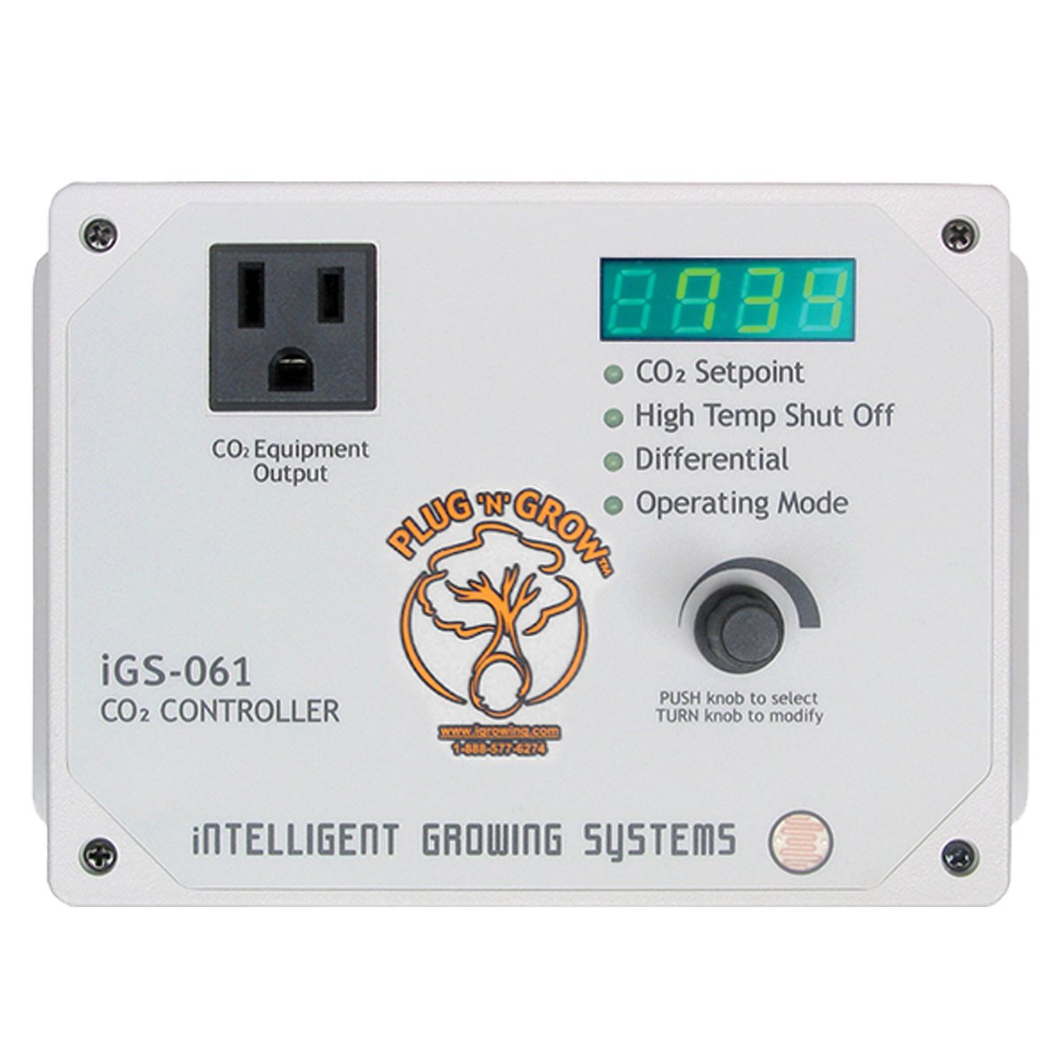 Product Image:Plug N Grow PNG iGS-061 Contrôle Co2 avec arrêt à haute température