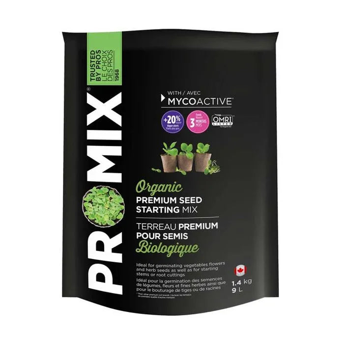 PRO-MIX Premium Organic seed starting mix 9 L