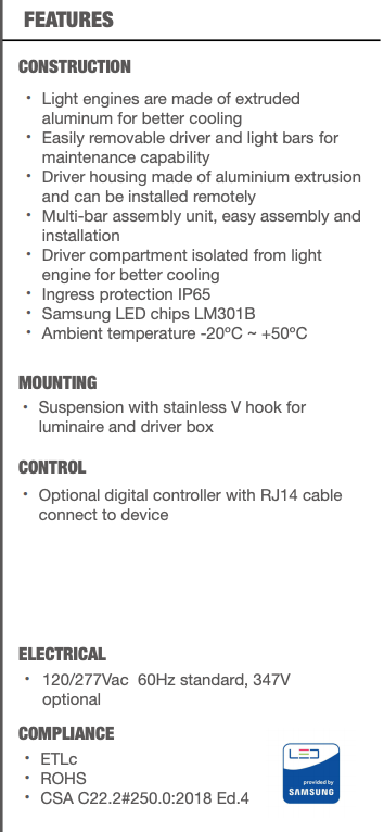 Product Secondary Image:RayonLED GLMF-400W LED Grow Light