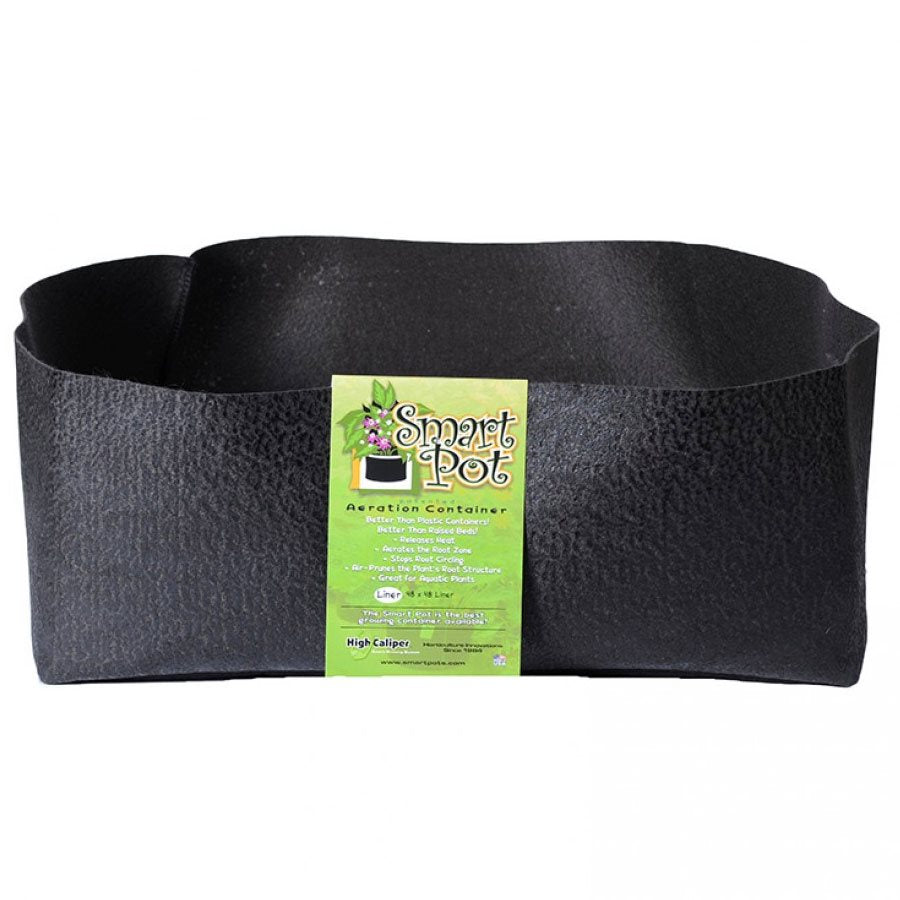 SmartPot SQUARE 100 Gallon / 380 L 48" / 48'' Black Fabric Pot