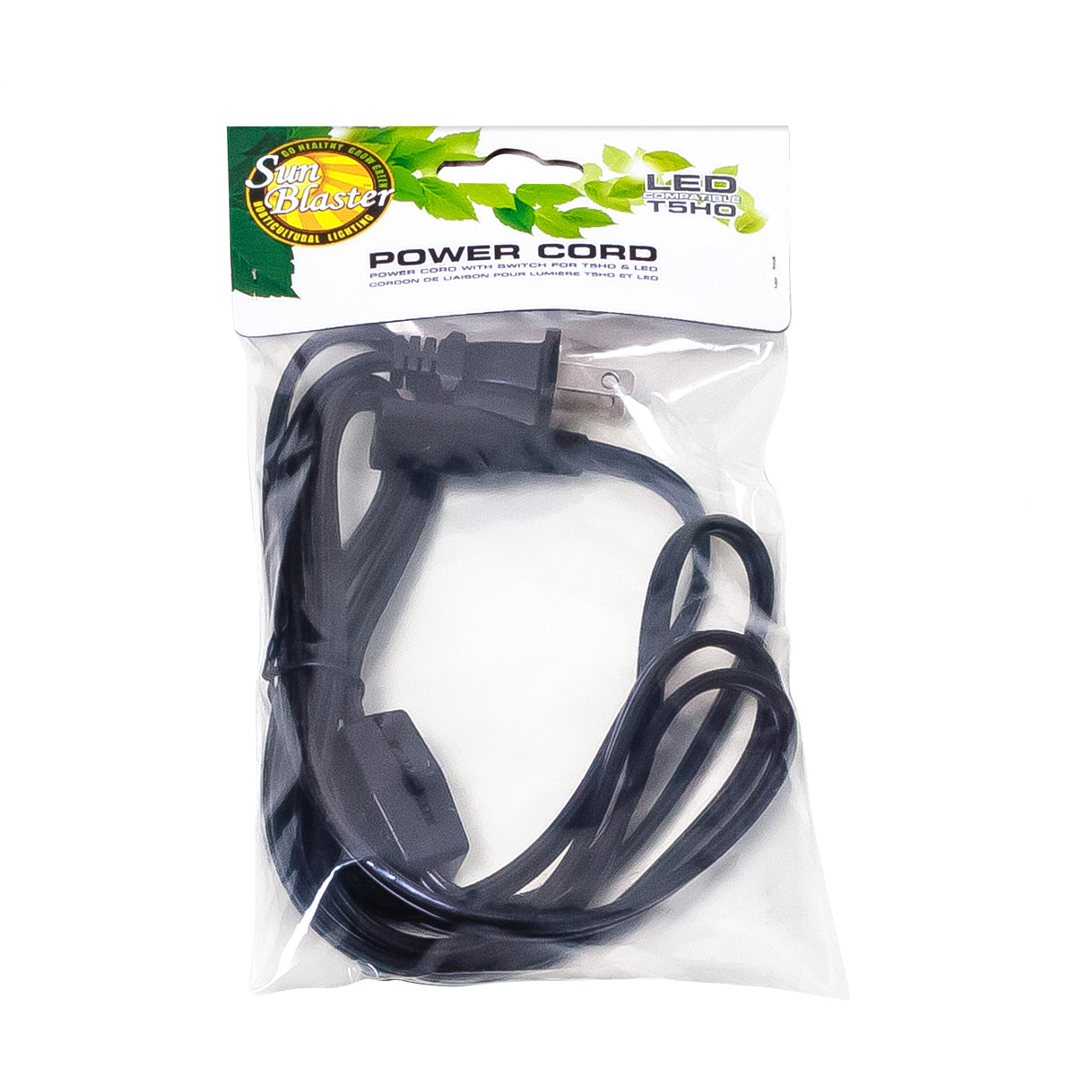SunBlaster Power Cord W On Off Switch-6 ft