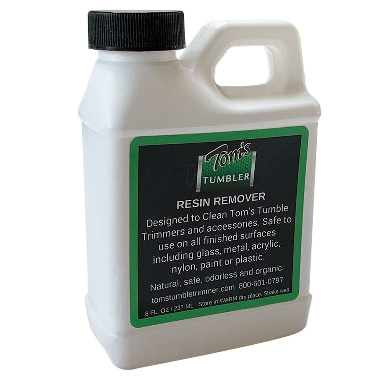 Toms Tumbler Resin Remover 8oz Bottle