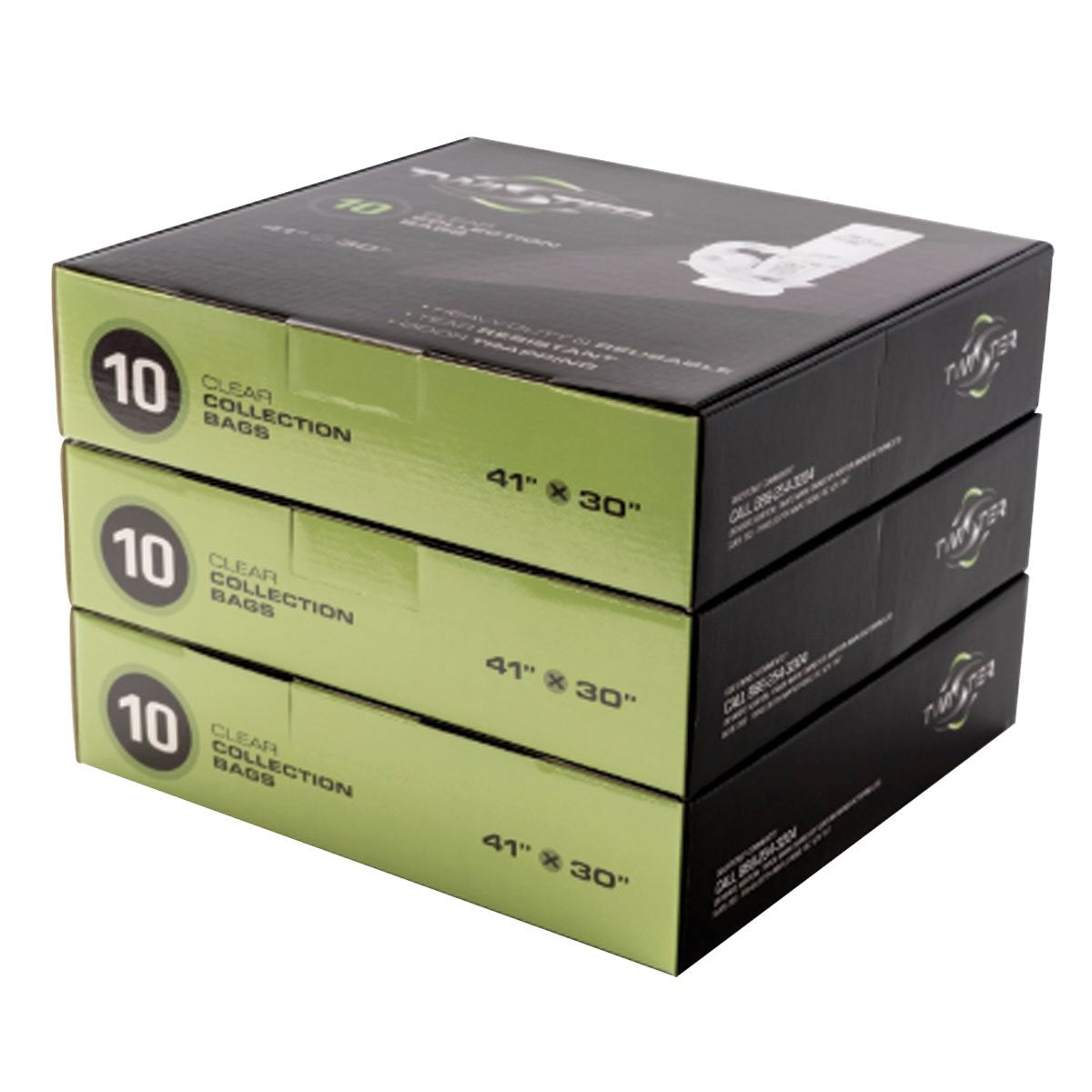 Product Secondary Image:Twister T2 Clear Vacuum Bag 5 Mil (3 x 10/pk)