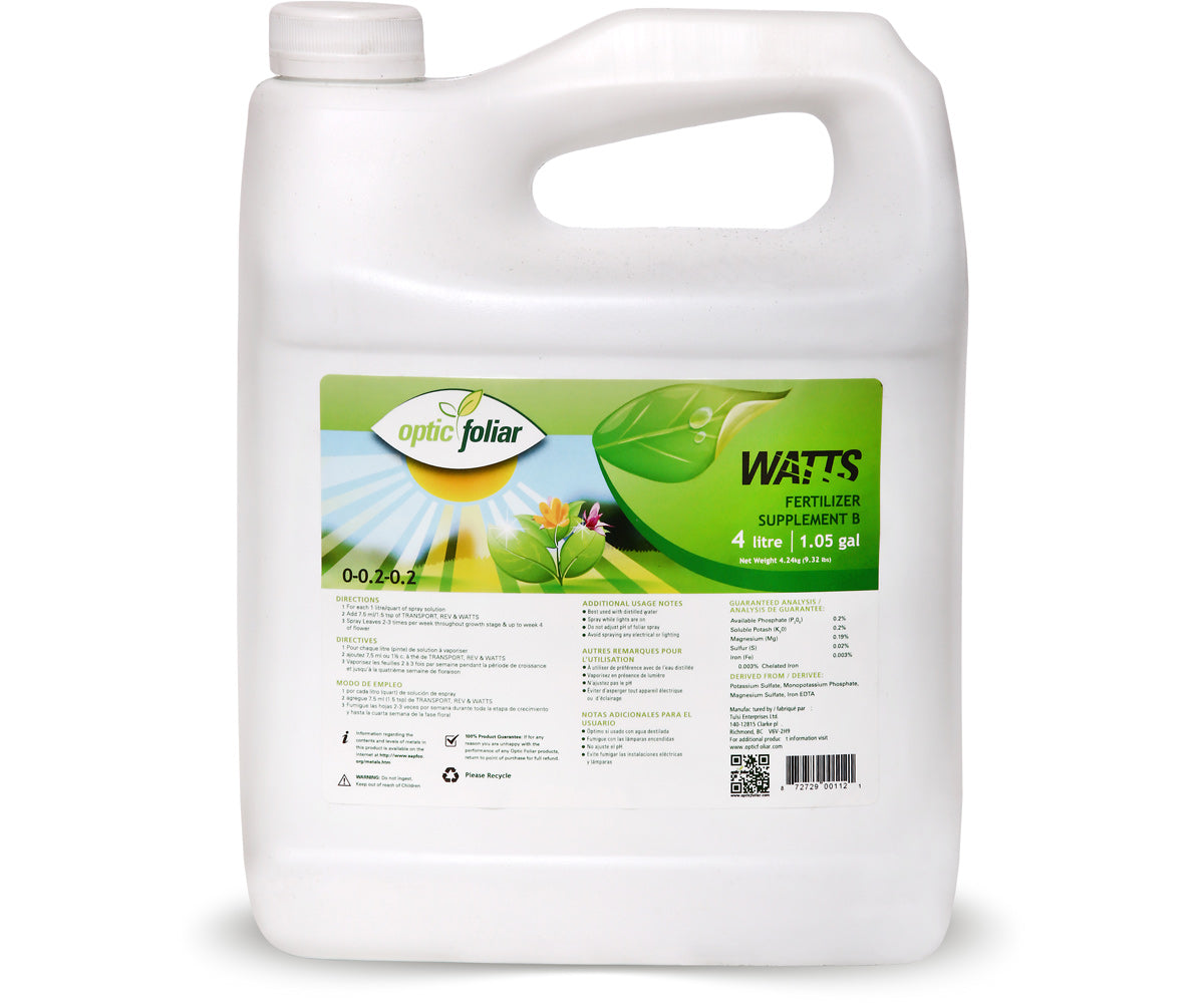 Optic Foliar Watts 4 Litre