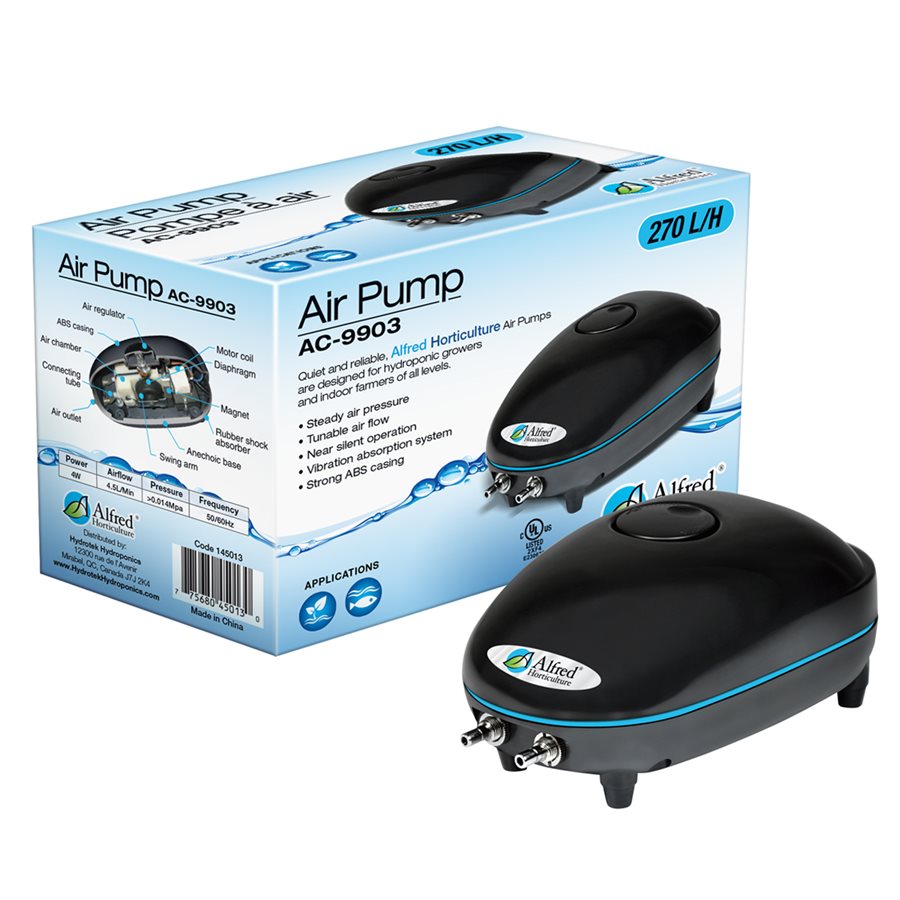 Product Image:Alfred Pompe à air 2 sorties (72 GPH)