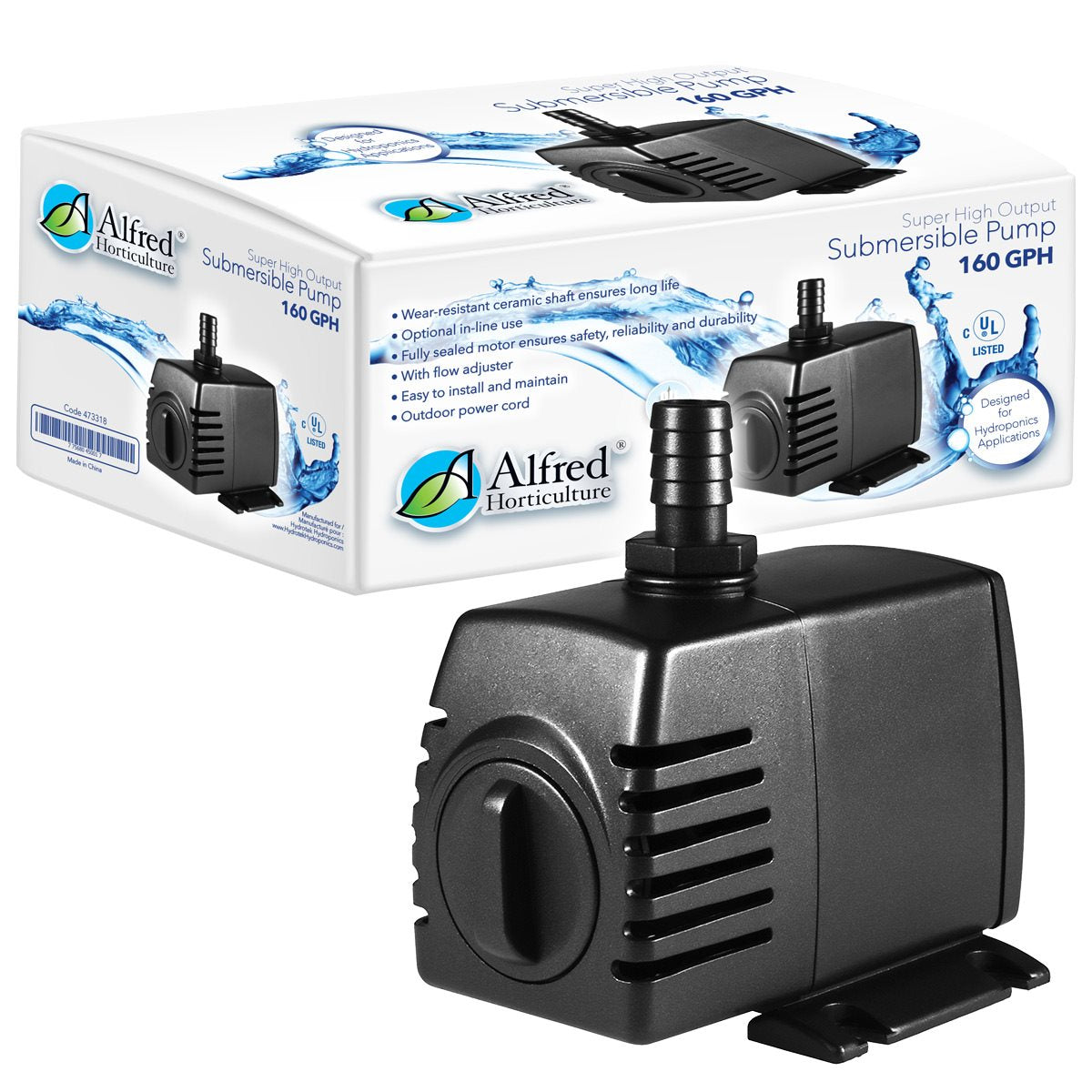 Product Image:Alfred Water Pump 160GPH