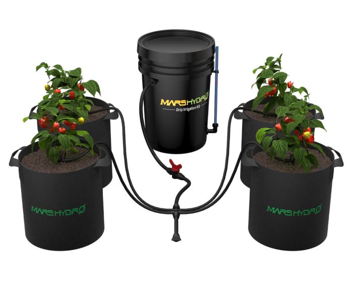 MARS HYDRO DRIP IRRIGATION KIT 5-GALLON BUCKET WATERING SYSTEM
