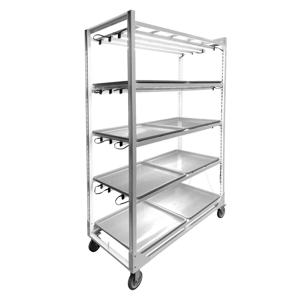Product Image:Wachsen Cloning Cart 4 Level White W/Wachsen LED