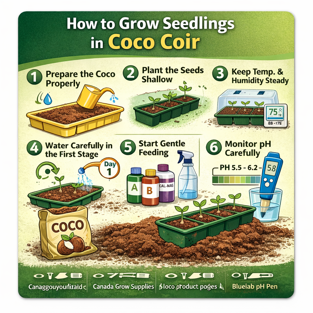 How to Grow Seedlings in Coco Coir