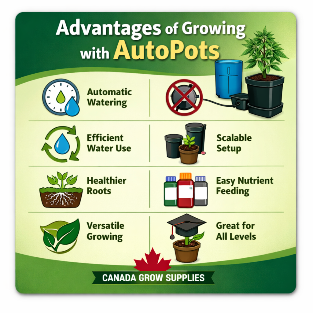 Advantages of Growing With AutoPot Systems | Canada Grow Supplies