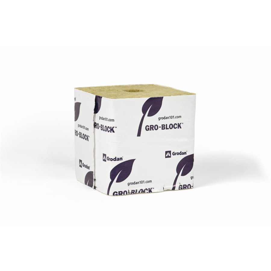 Product Image:GRODAN GRO-BLOCK IMPROVED DELTA 4X4X4'' UNWRAPPED (144)