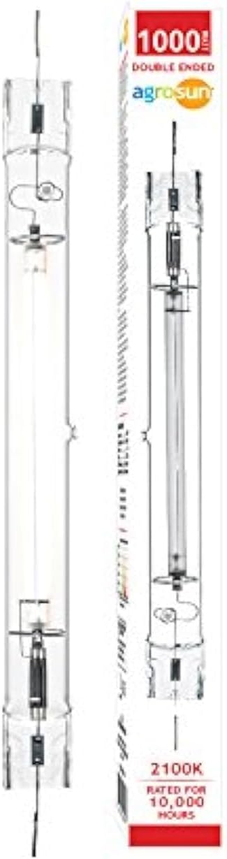 Product Image:Agrosun 1,000 Watt Double-Ended HPS Bulb, 2,100 K