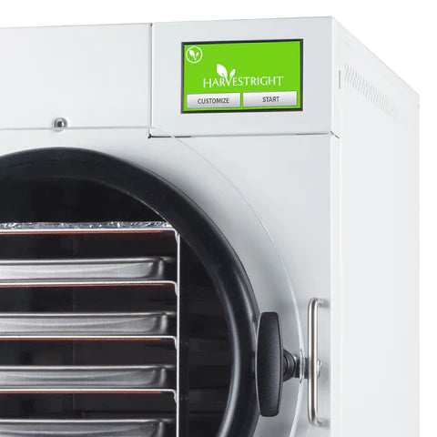 New July 2023 Upgrade - Harvest Right 5-tray Medium Home Freeze Dryer - Satin White