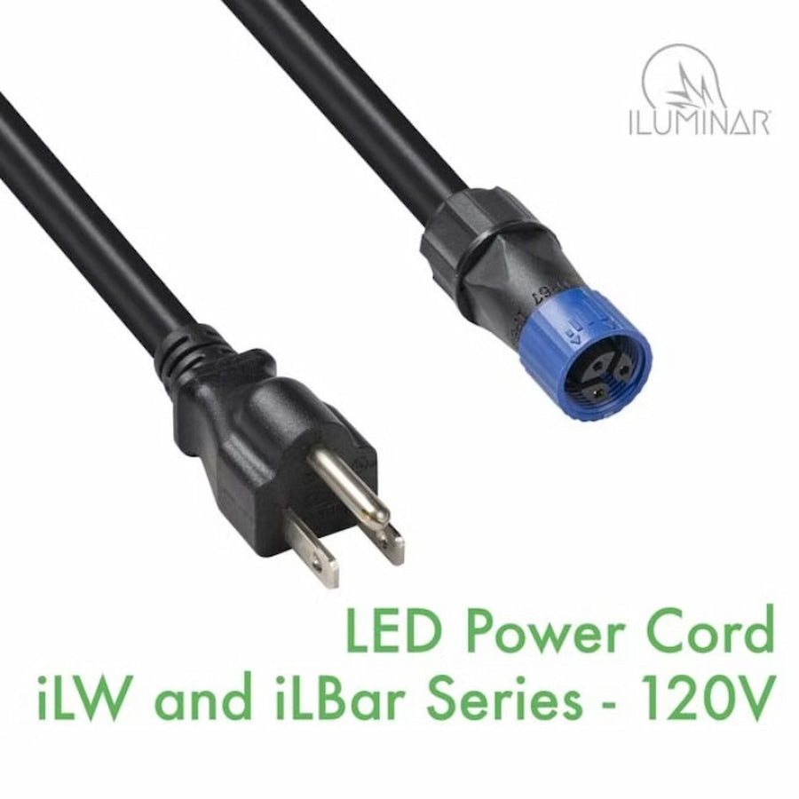 Product Secondary Image:Iluminar Lighting LED IP67 Power Cord (6ft)