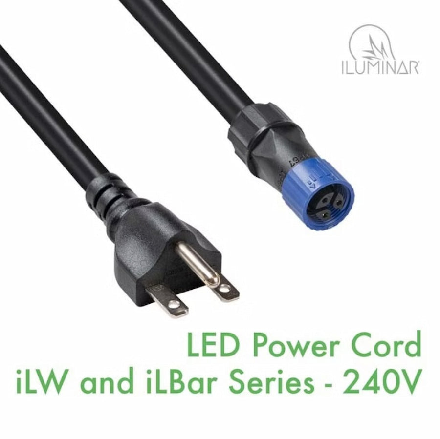 Iluminar Lighting LED IP67 Power Cord (6ft)