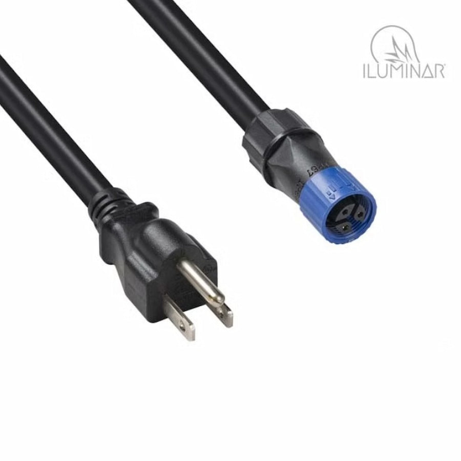 Product Image:Iluminar Lighting LED IP67 Power Cord (6ft)