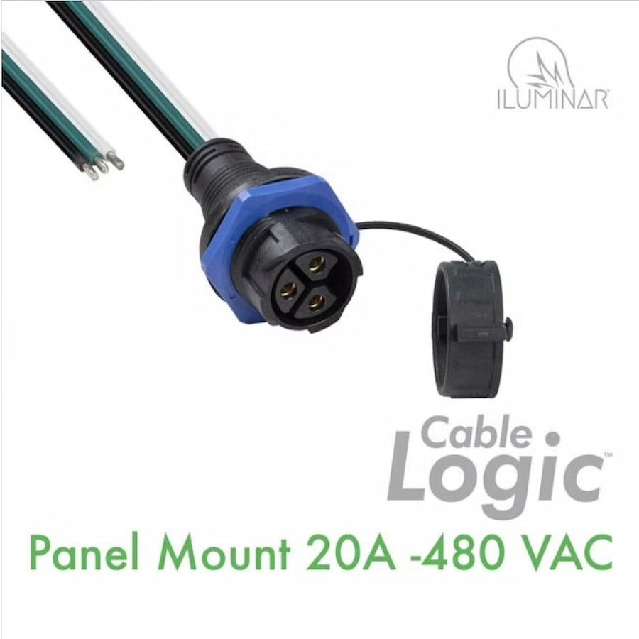 Product Image:Iluminar Lighting Panel Mount 20A-480 VAC 6in/15cm