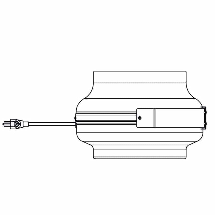 Rusk Classic HO 10” 806 CFM Inline Fan