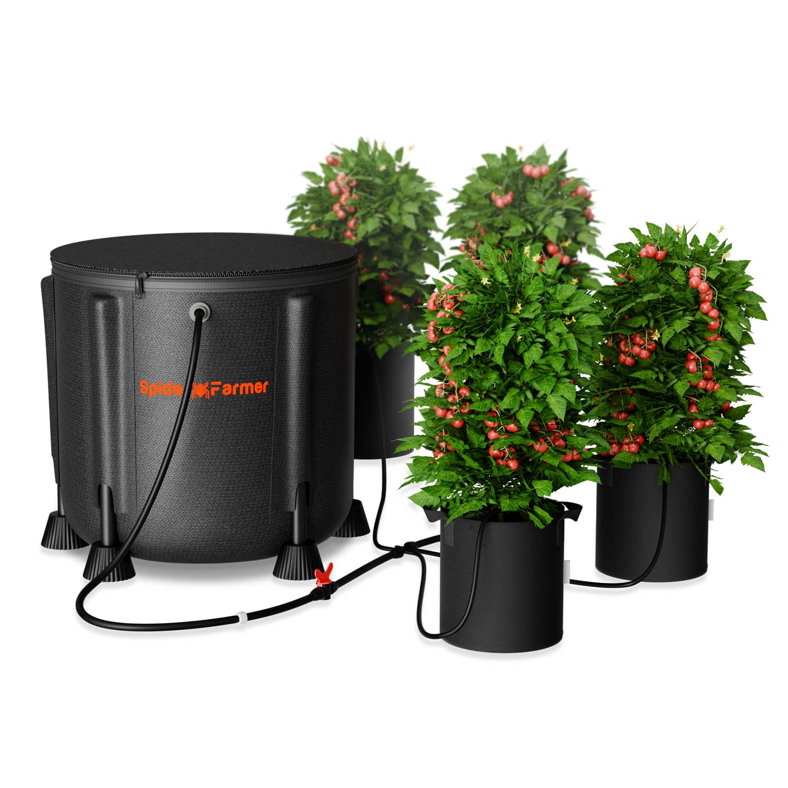 Spider Farmer Self-watering System With 4 kits for Indoor Grow Tents, Greenhouses