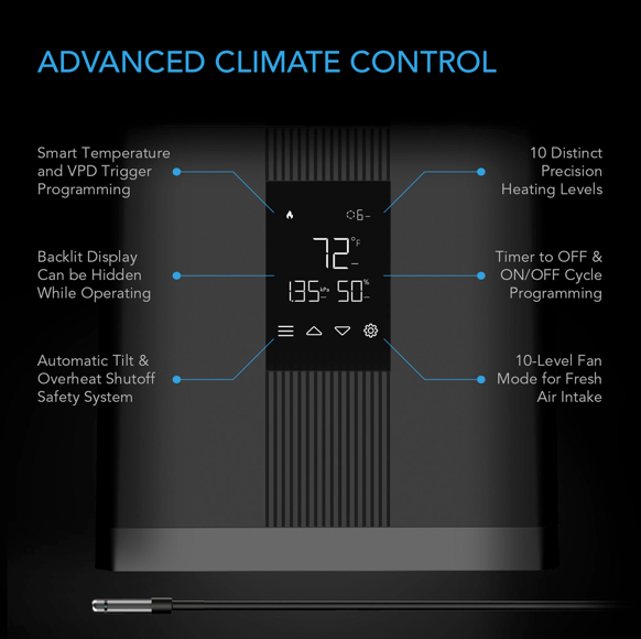 AC INFINITY THERMOFORGE T3 (10 Controls)