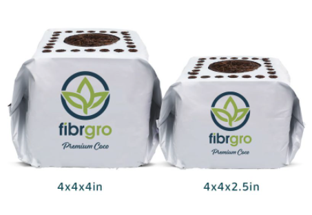 Product Secondary Image:Fibrgro Buffered Propagation Cubes 4”x4”x2.5” (192/Cs) - Plastic -