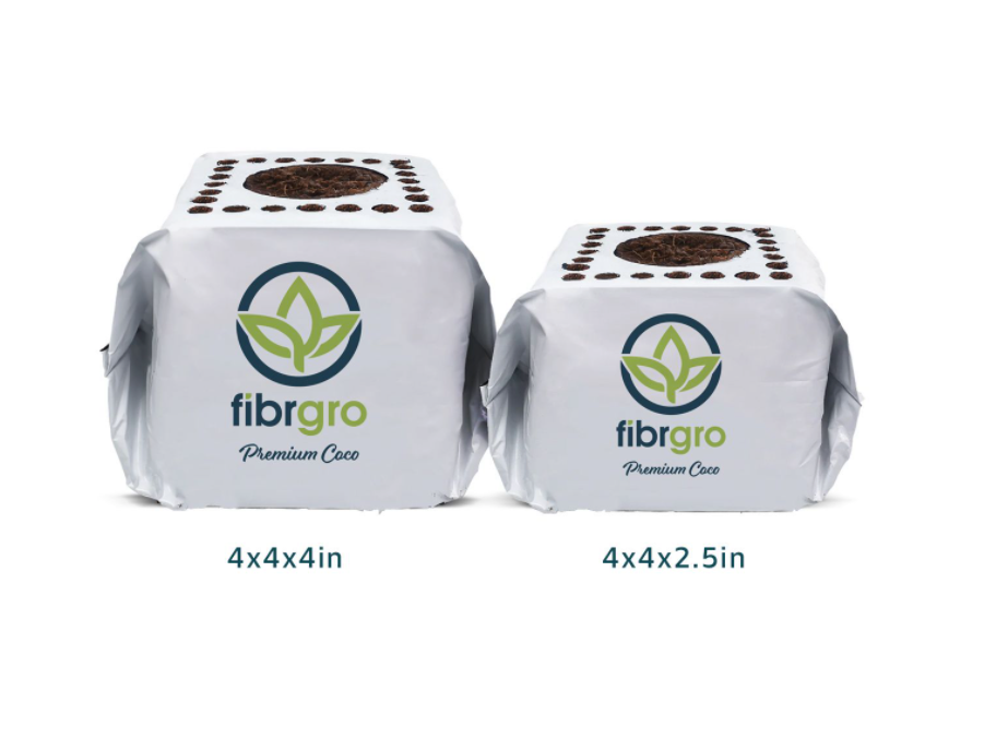 Product Secondary Image:Fibrgro Buffered Propagation Cubes 4”x4”x4” (144/Cs) - Plastic -