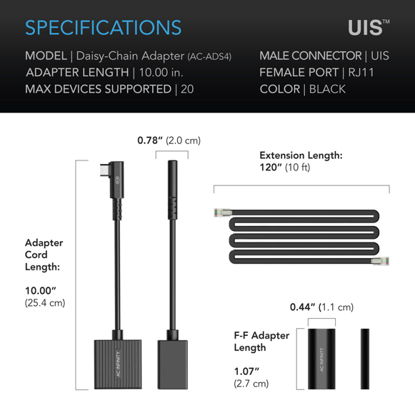 UIS LIGHTING DAISY-CHAIN ADAPTER DONGLE