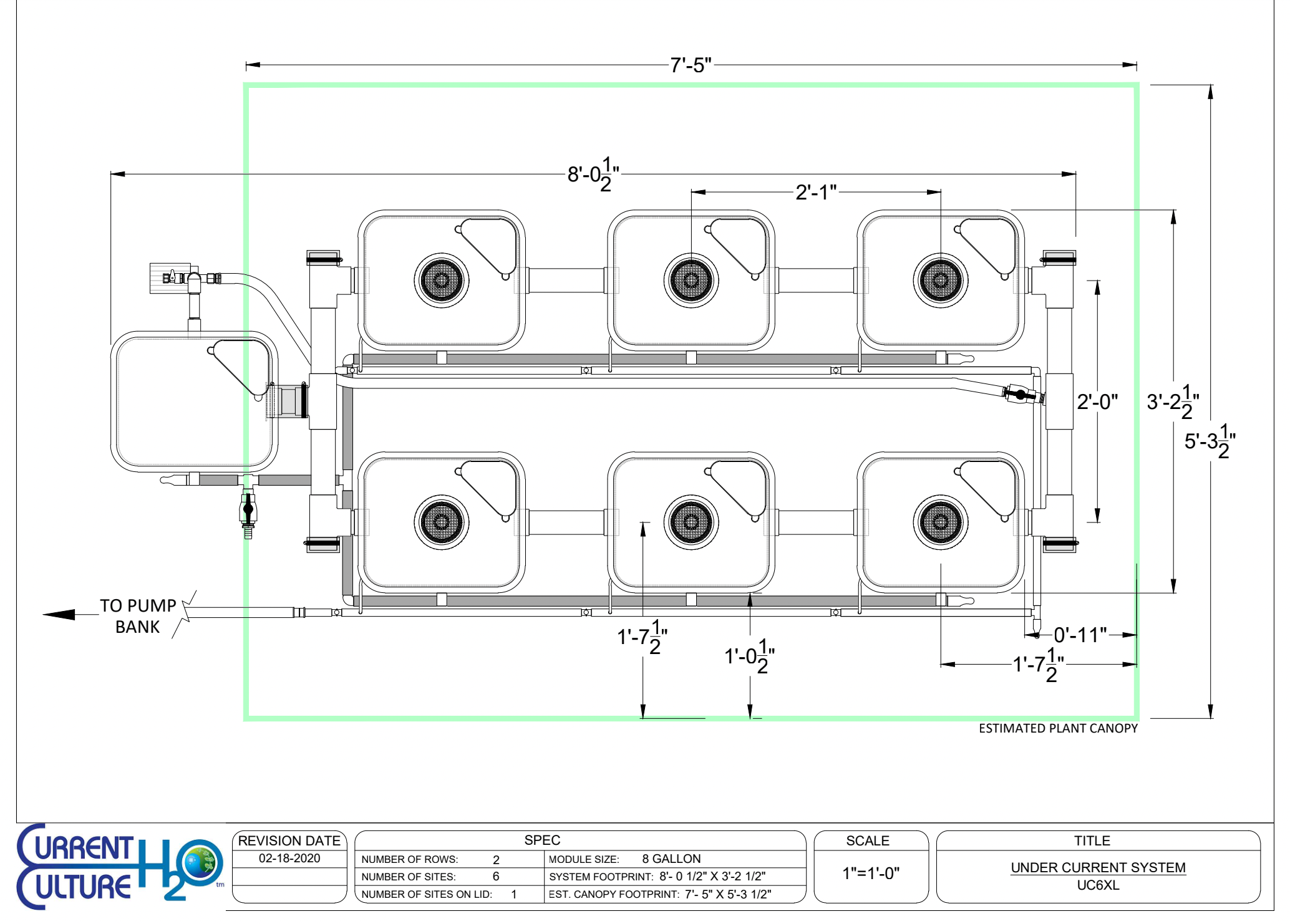 Current Culture H2O Under Current XL Watering System