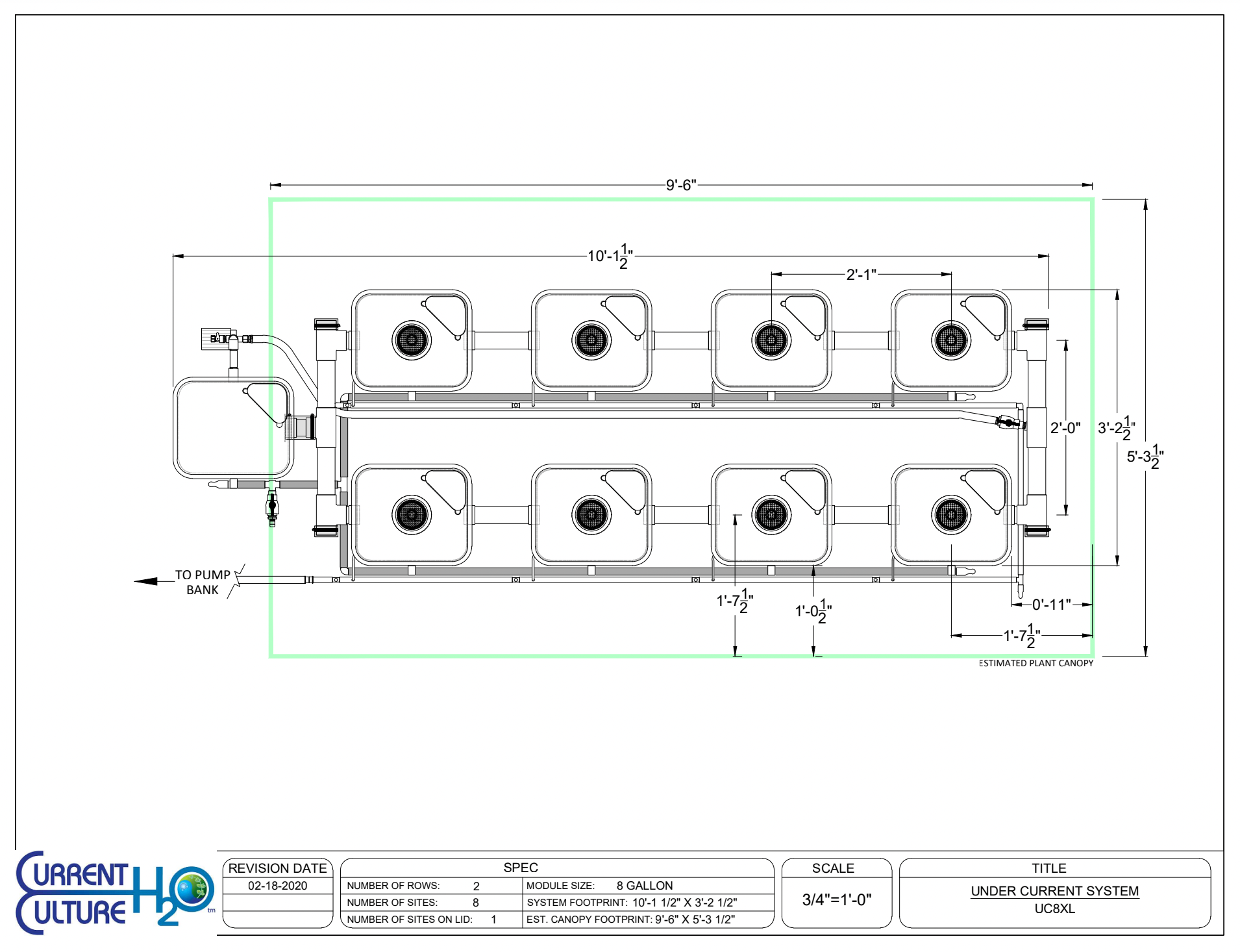 Current Culture H2O Under Current XL Watering System